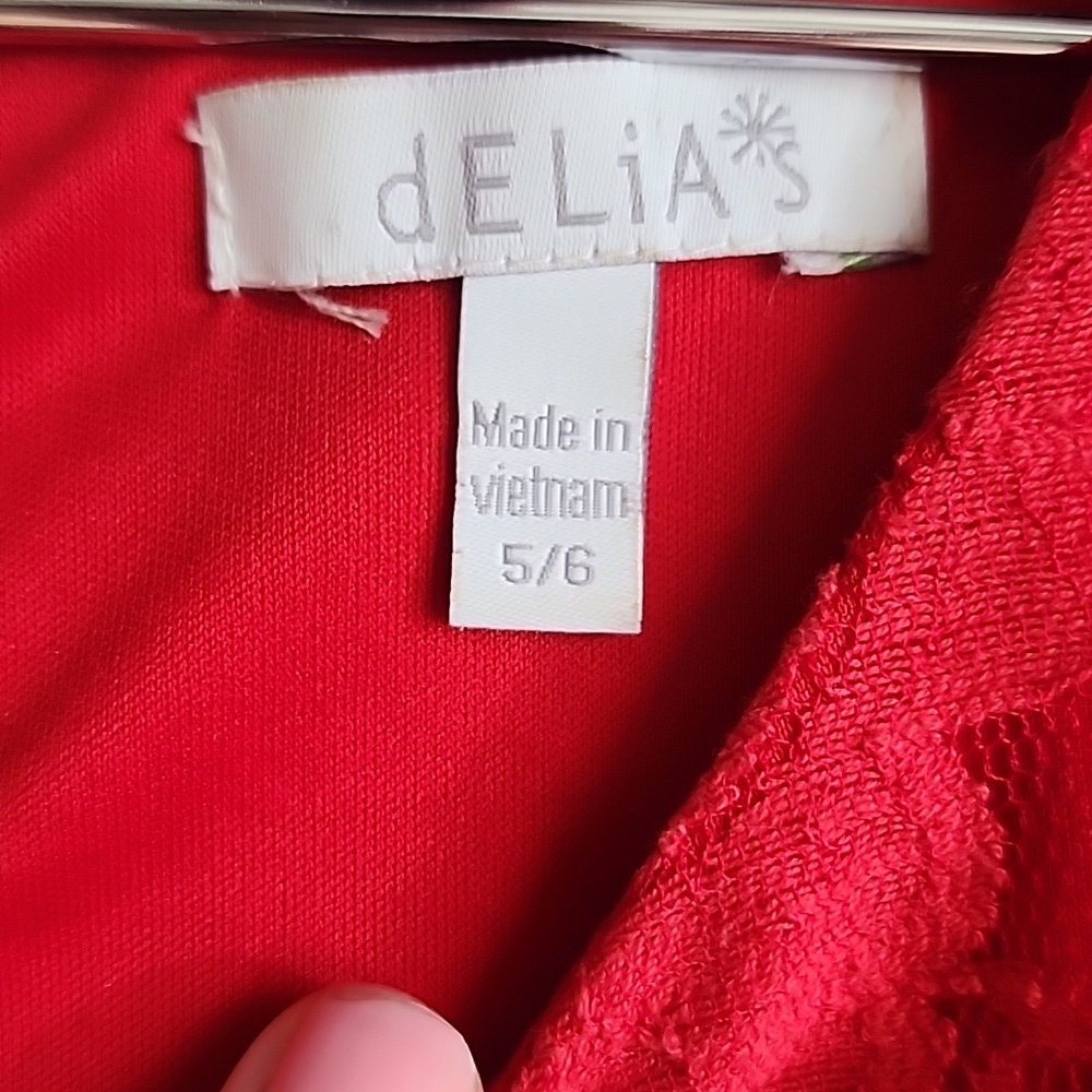 Vintage dELiA*s Lace Dress 5/6 - Picture 2 of 5